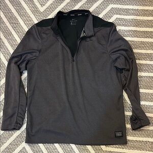 Nike dri fit golf Gray Quarter-Zip Pullover